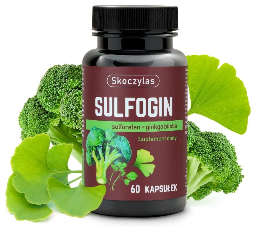 Sulfogin sulforafan + ginkgo biloba 60kaps. Skoczylas