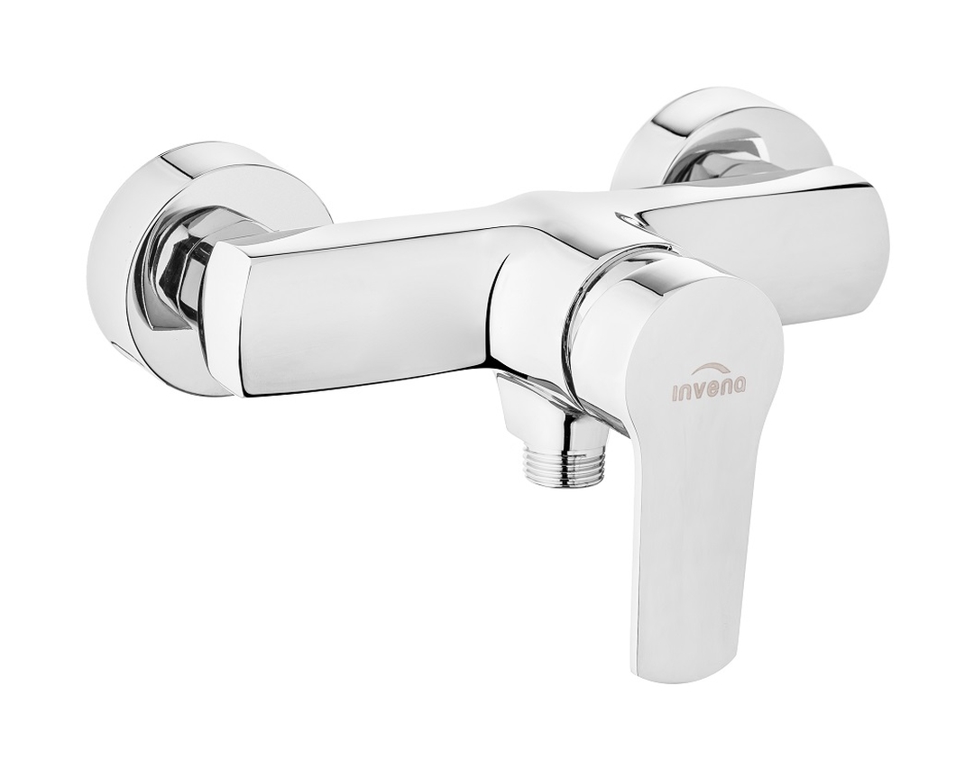 Invena Verso bateria prysznicowa ścienna chrom BN-82-001