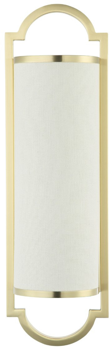 Orlicki Design Libero Parette Old Gold kinkiet 2x12W LED złoty/biały OR84542