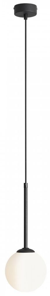 Aldex Bosso Mini 14 lampa wisząca 1x40W czarna/biała 1087XXS1