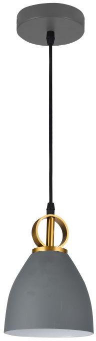 GTV Kerala lampa wisząca 1x40 W szary/popielaty OS-KERA-15-DEC