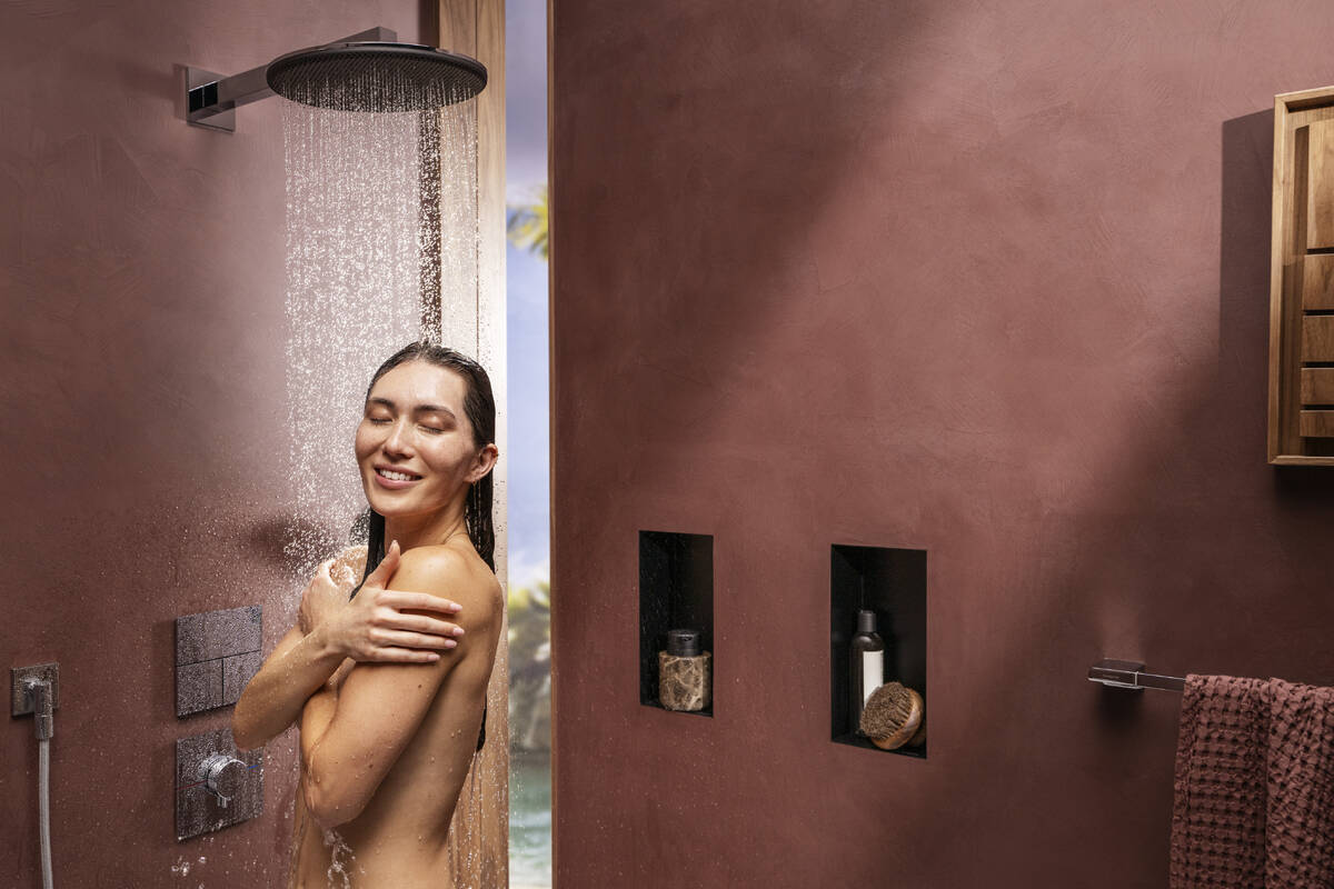 Hansgrohe Raindance Alive S deszczownica z ramieniem 30x30 cm okrągła chrom 24540000
