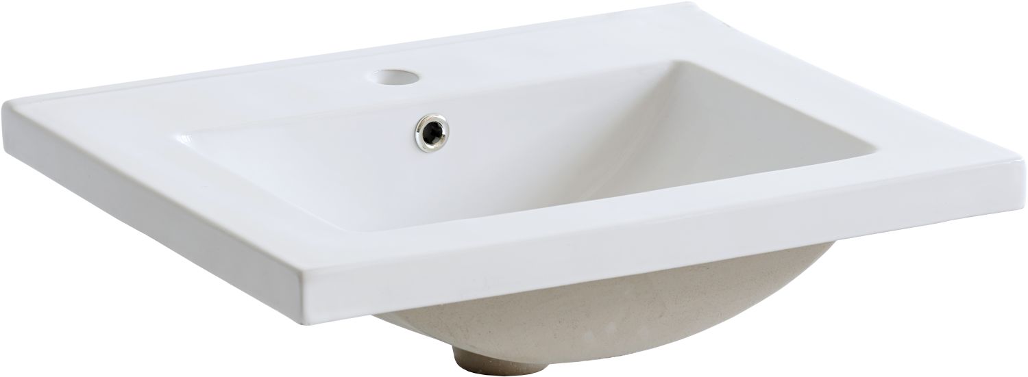 Comad umywalka 61x46 cm prostokątna biała