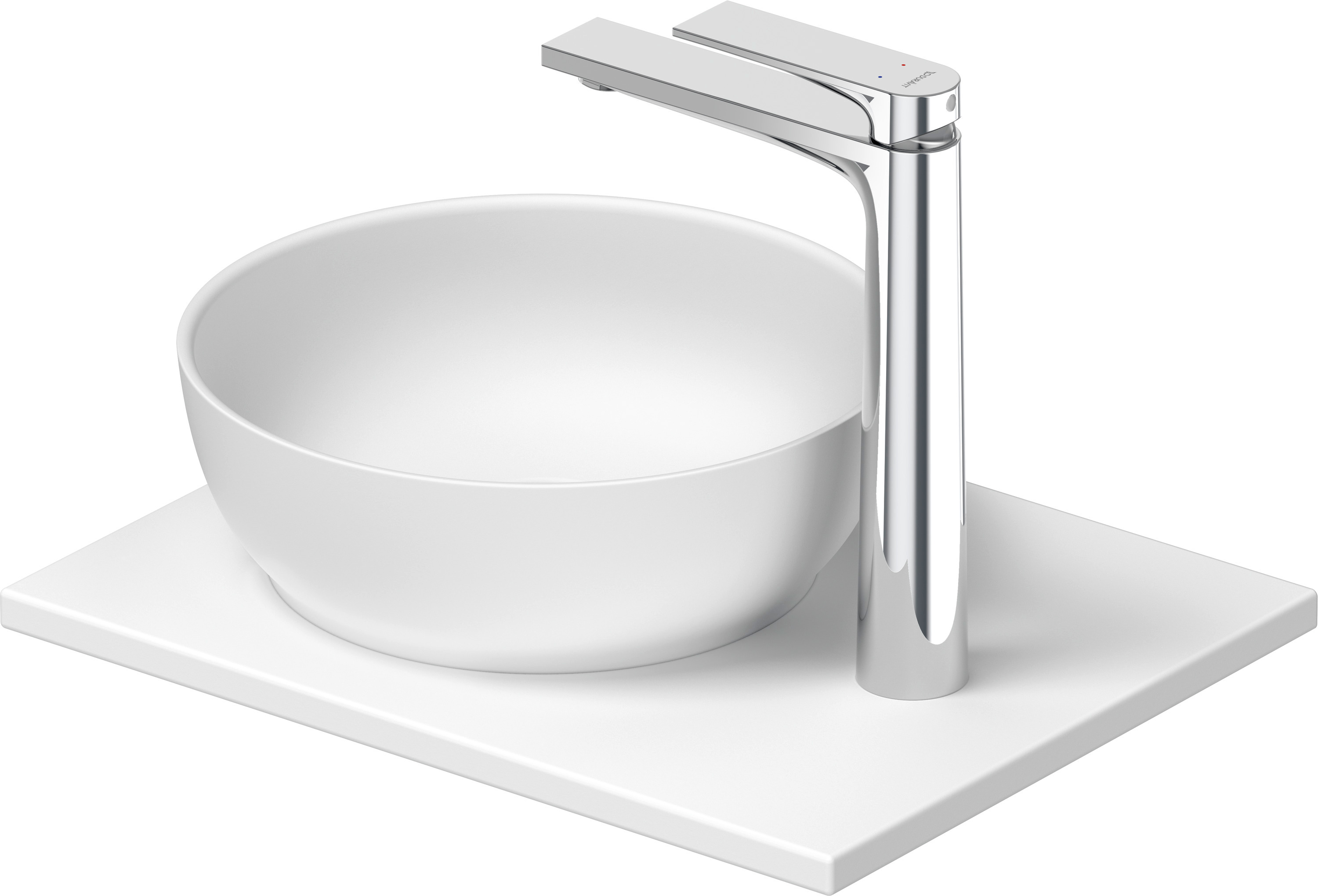 Duravit Sivida umywalka z konsolą 41 cm białą 2680223200