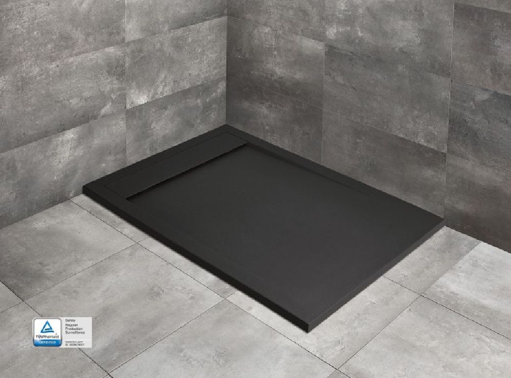 Radaway Teos F brodzik prostokątny 180x80 cm czarny HTF18080-54