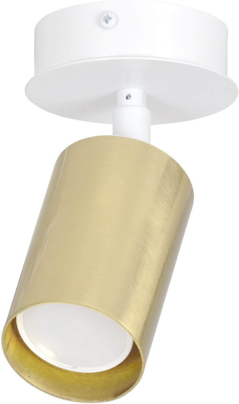 Emibig Zen lampa podsufitowa 1x8 W biała-złota 623/1 - Wysyłka w 24h