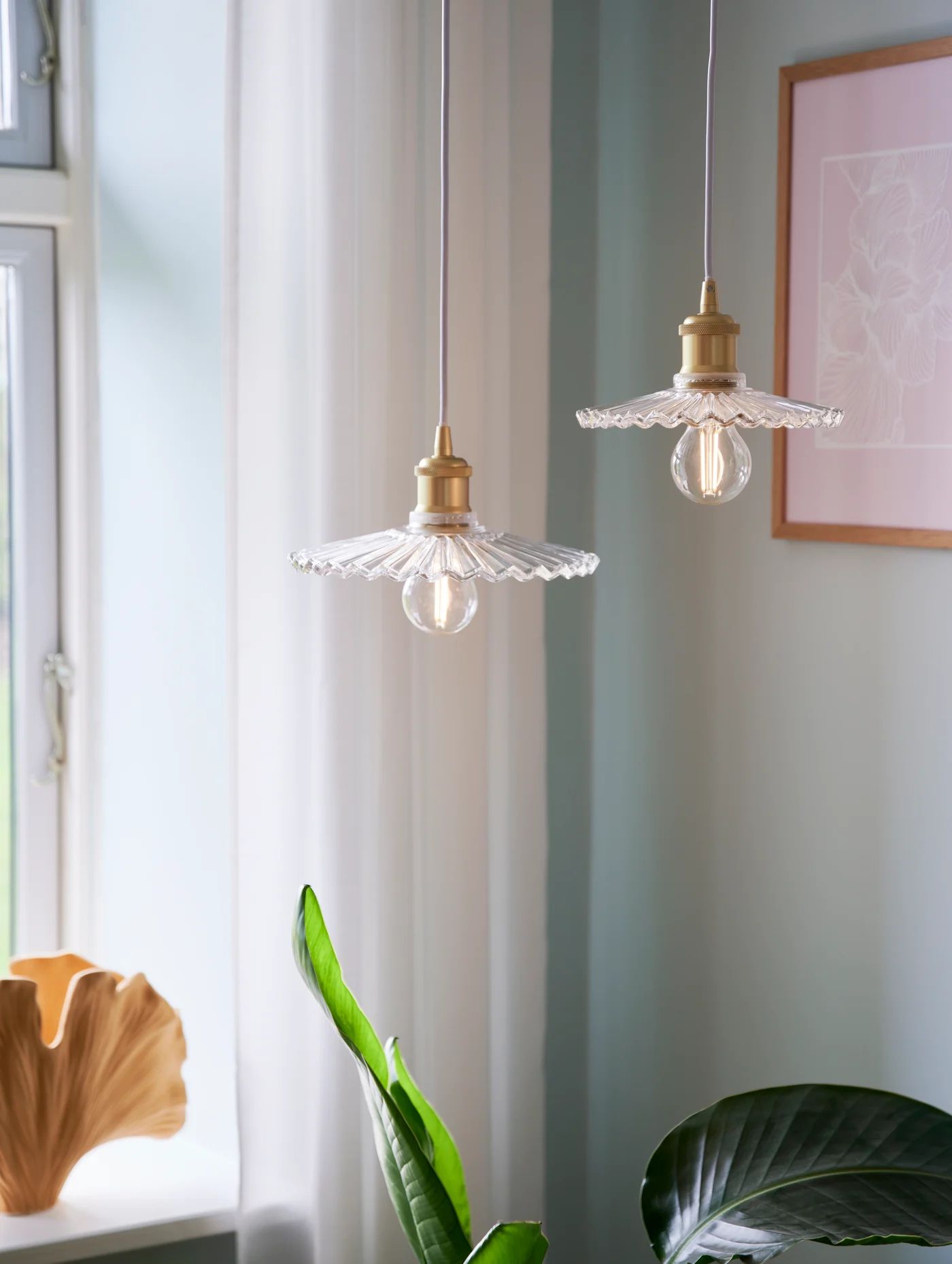 Nordlux Torina lampa wisząca 1x40 W mosiądz-przezroczysta 2213183000