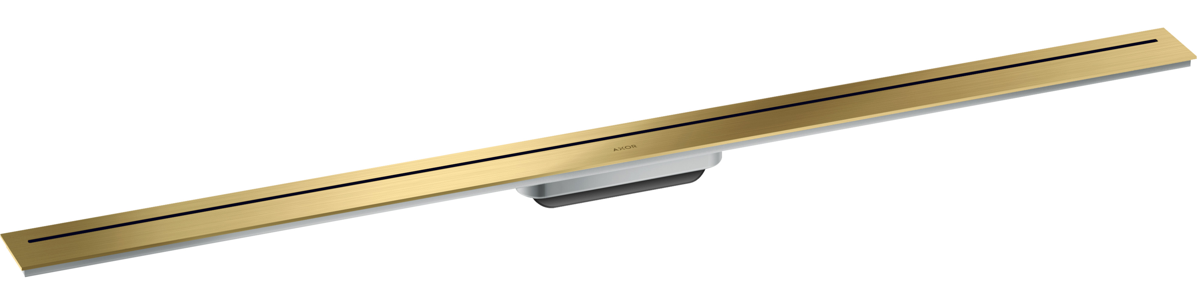 Axor Drain element zewnętrzny odpływu liniowego 120 cm mosiądz szczotkowany 42524950