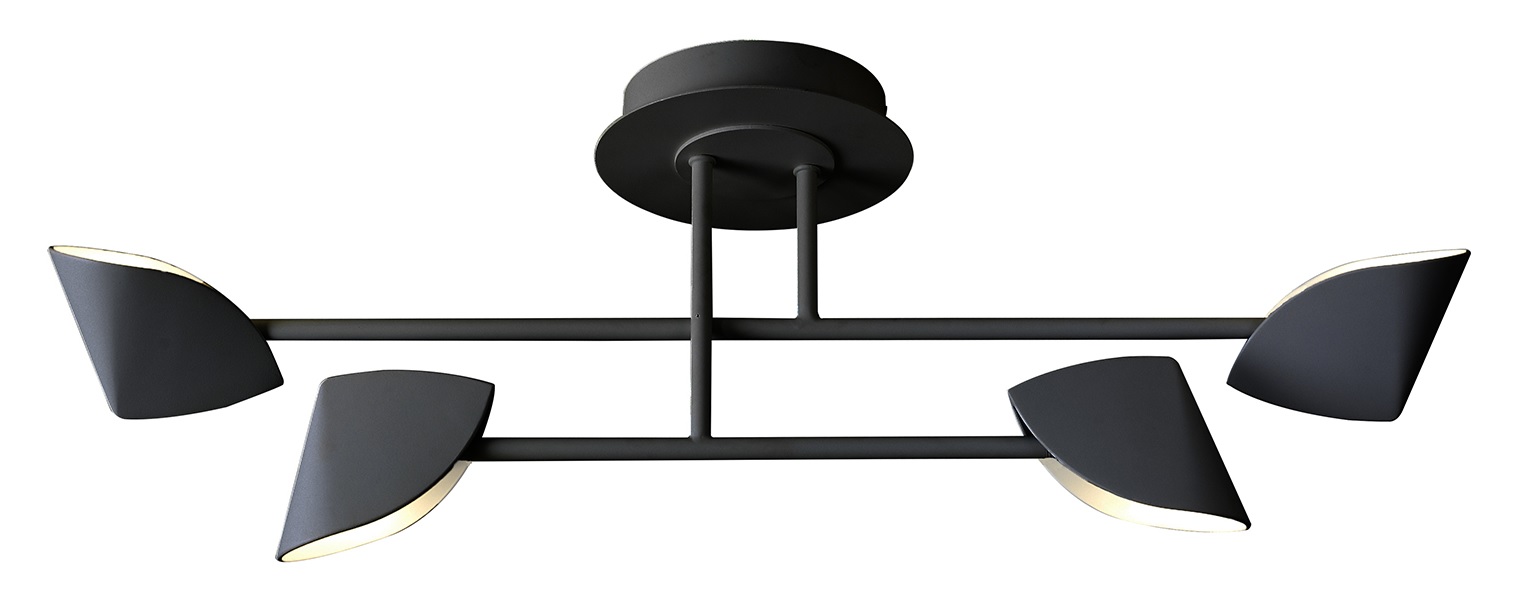 Mantra Capuccina lampa podsufitowa 30W LED czarna 7582