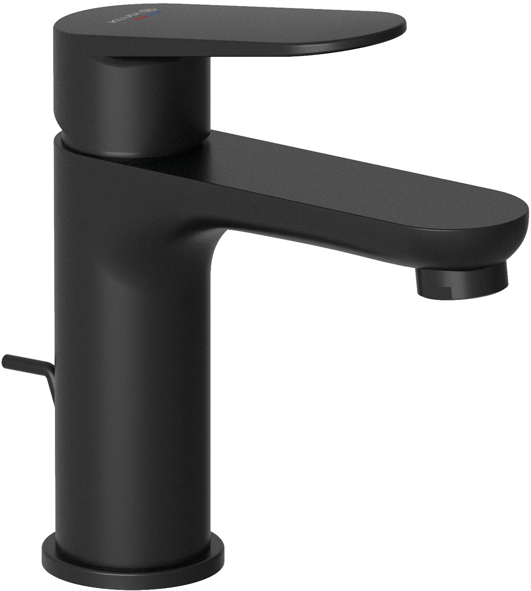 Kludi X1 bateria umywalkowa stojąca czarny mat 322763975