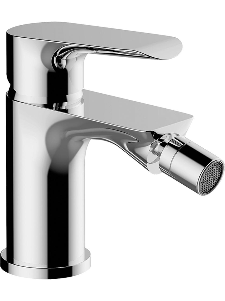 Laveo Alea bateria bidetowa stojąca chrom BLE032D