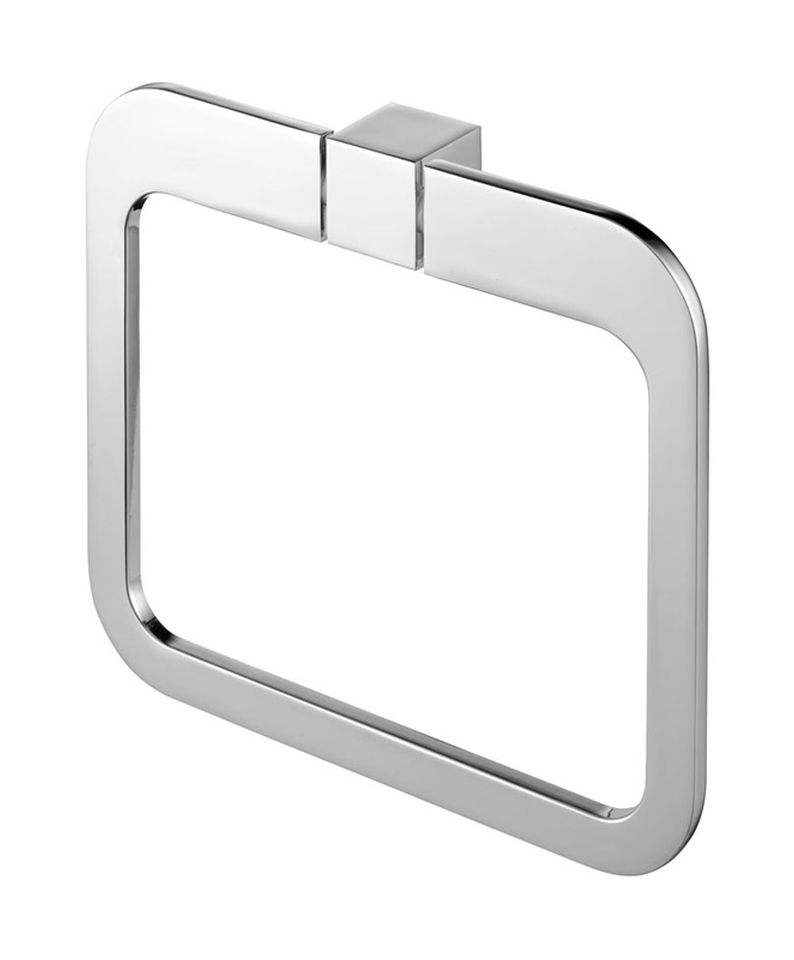 Bisk Futura silver wieszak owalny chrom 02996 - Wysyłka w 24h