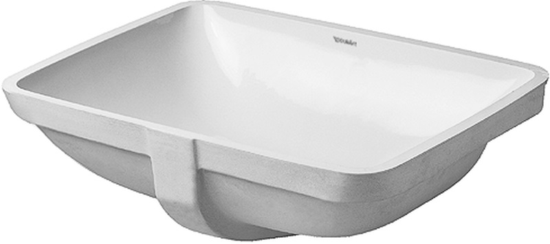 Duravit Starck 3 umywalka 49x36,5 cm podblatowa prostokątna biała 0305490000 - Wysyłka w 24h