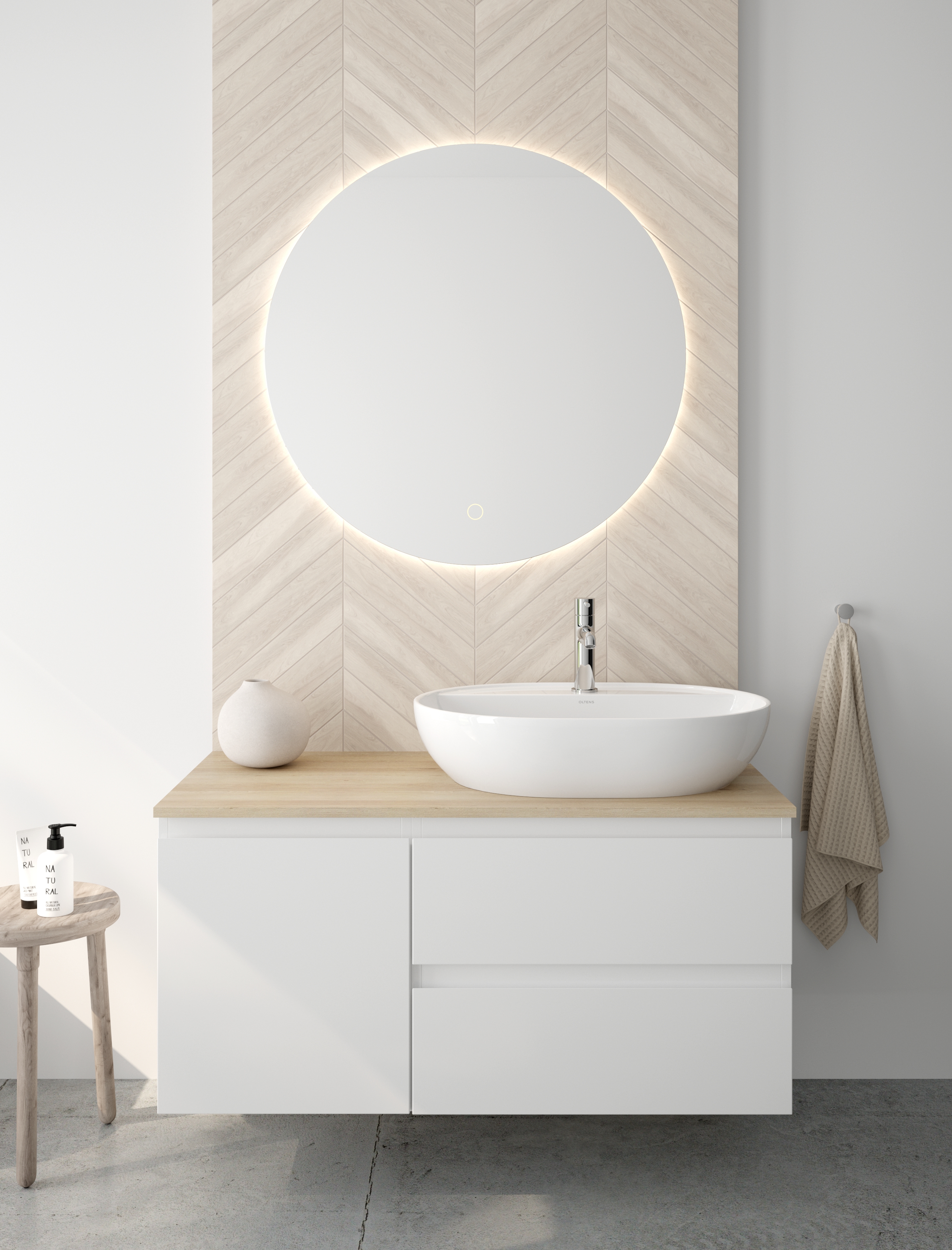 Oltens Vernal wieszak na ręcznik chrom 80004100 - Wysyłka w 24h