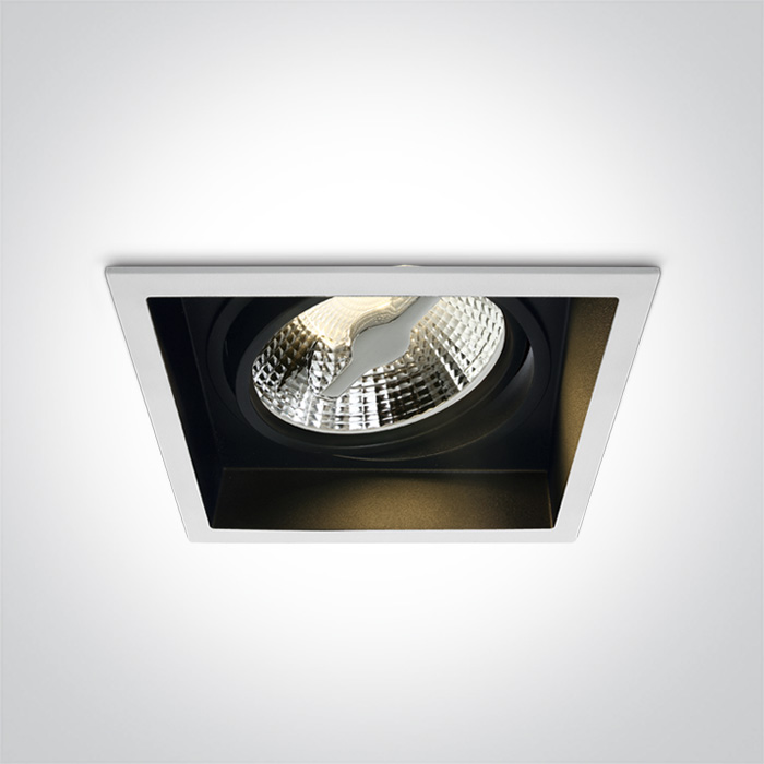 One Light Kallithea lampa do zabudowy 1x75W czarny/biały 51110AD/B