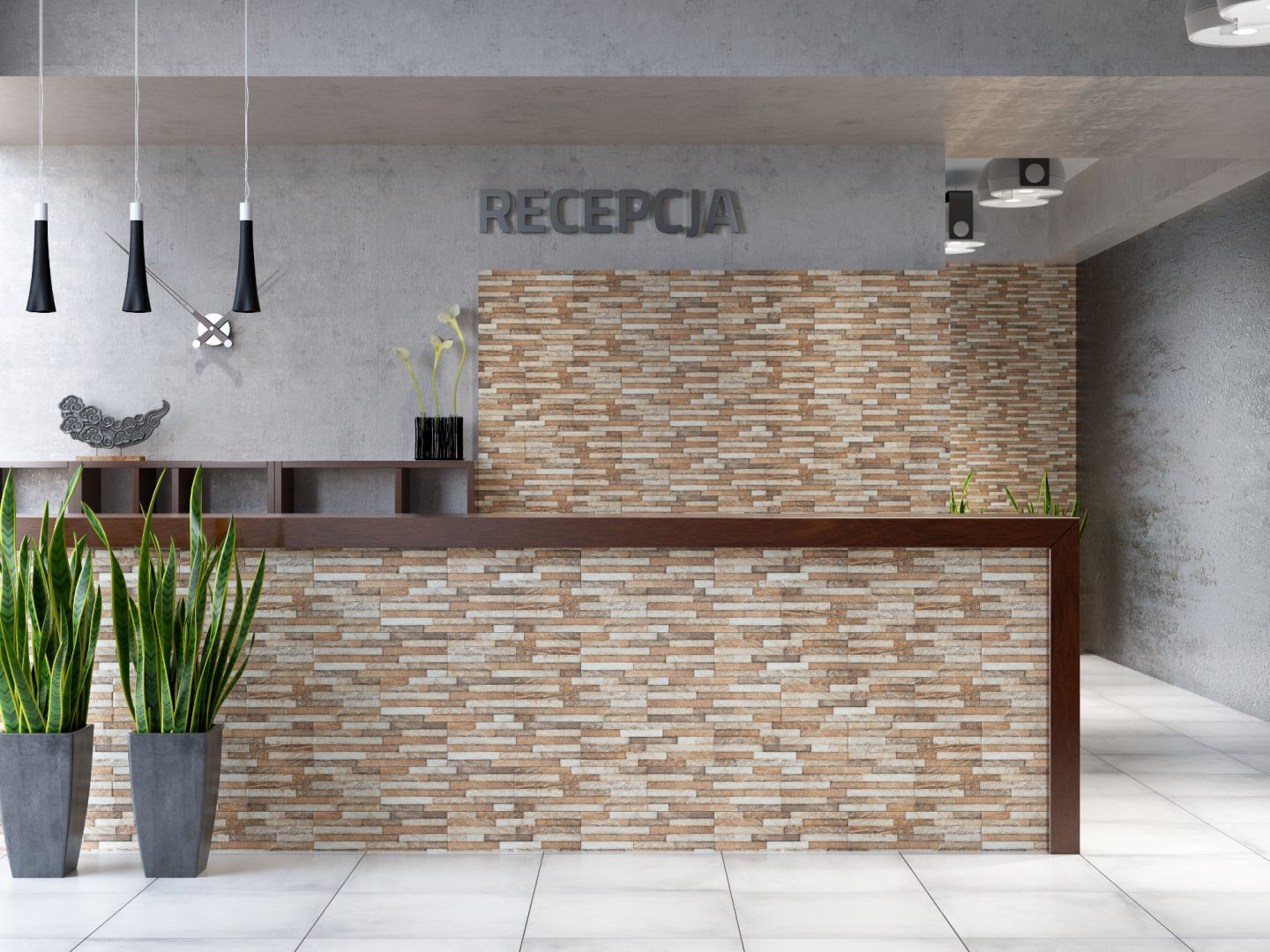 Cerrad Kallio płytka klinkierowa 45x15 cm beżowa-brązowa