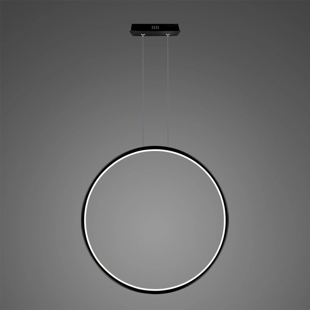 Altavola Design Ledowe Okręgi lampa wisząca 1x38W LED czarny LA073/X_100_in_4k_black