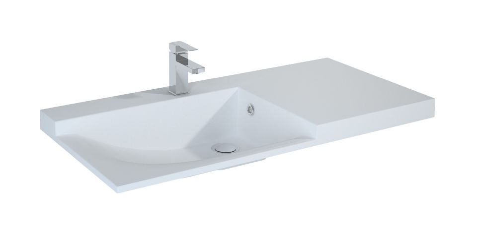 Elita Metis umywalka 92x50 cm prostokątna meblowa biała RE040900098060