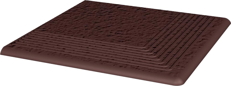 Paradyż Natural stopnica 30x30 cm brązowa