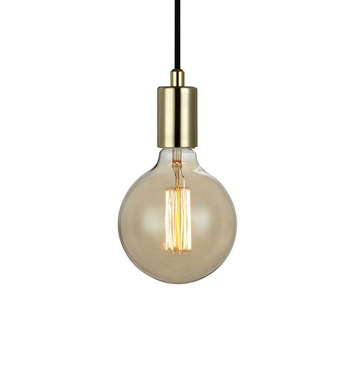 Markslöjd Sky lampa wisząca 1x60W złota 106170