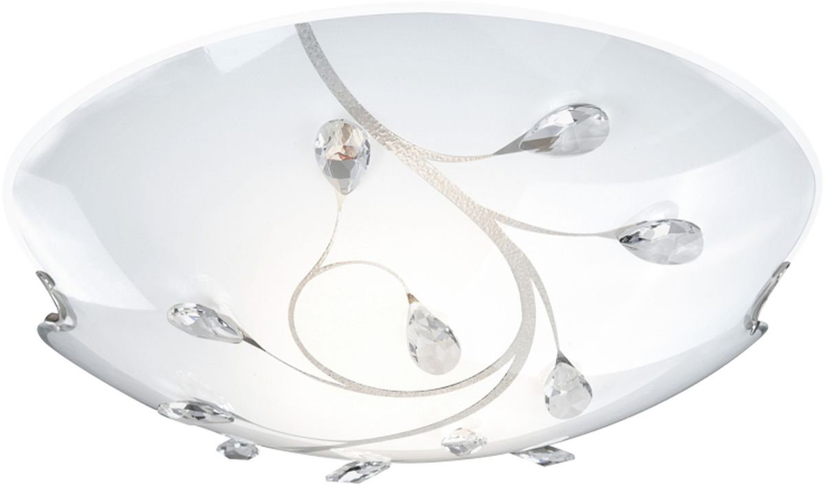 Globo Lighting Burgundy plafon 3x60W biały/szkło opalizowane 40404-3 - Wysyłka w 24h