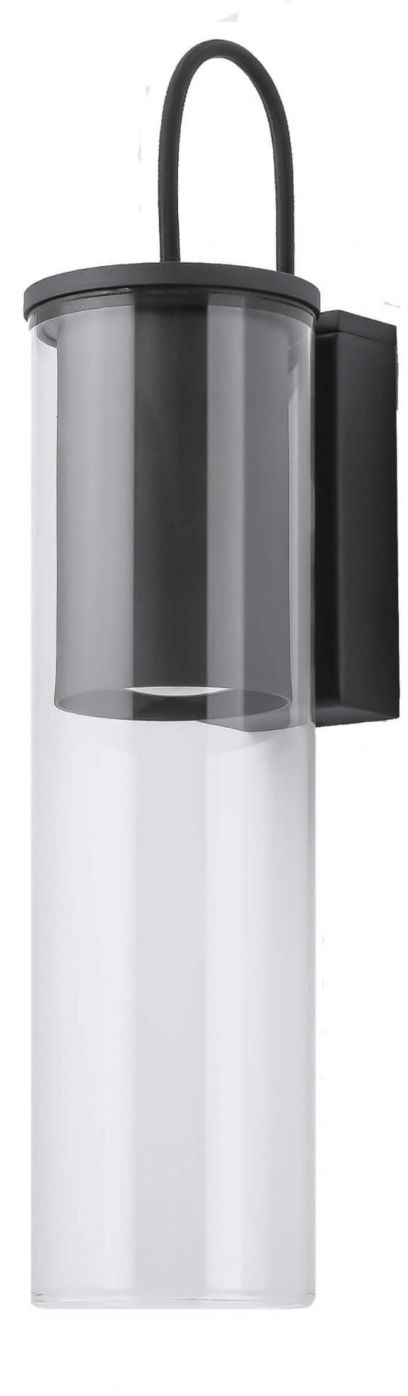 Light Prestige Manacor kinkiet 1x50W czarny/przezroczysty LP-232/1WBK