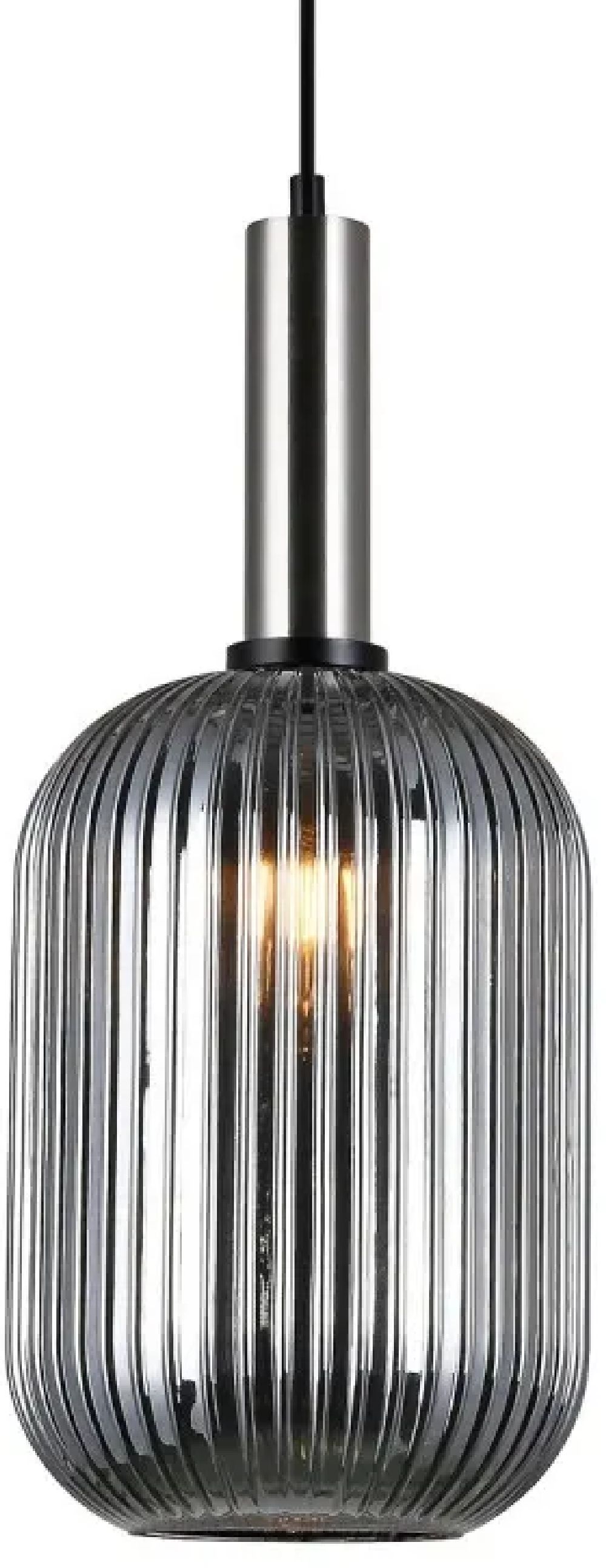 Italux Antiola lampa wisząca 1x40 W nikiel PND-5588-1L-SC+SG
