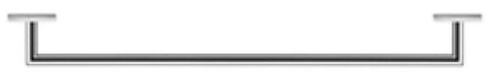 Duravit Karree wieszak na ręcznik 60 cm chrom 0099591000
