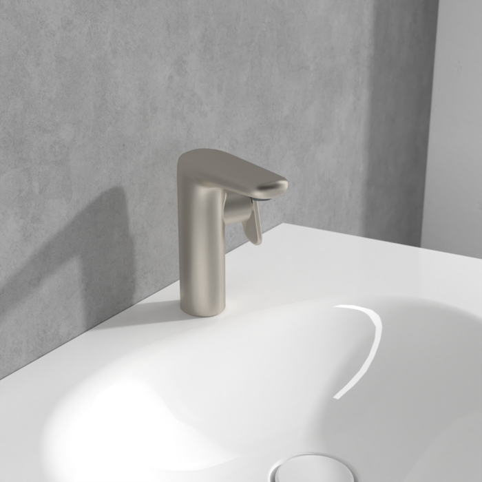 Villeroy & Boch Antao bateria umywalkowa stojąca nikiel TVW11100400064