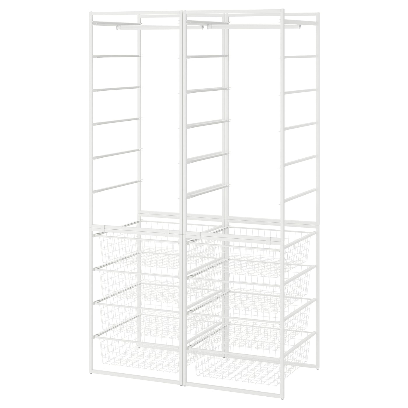 IKEA JONAXEL kombinacja szafy, biały, 99x51x173 cm