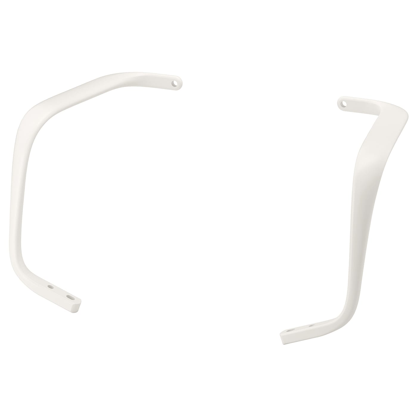 IKEA LÅNGFJÄLL podłokietniki 2 szt, biały, Szerokość: 15 cm