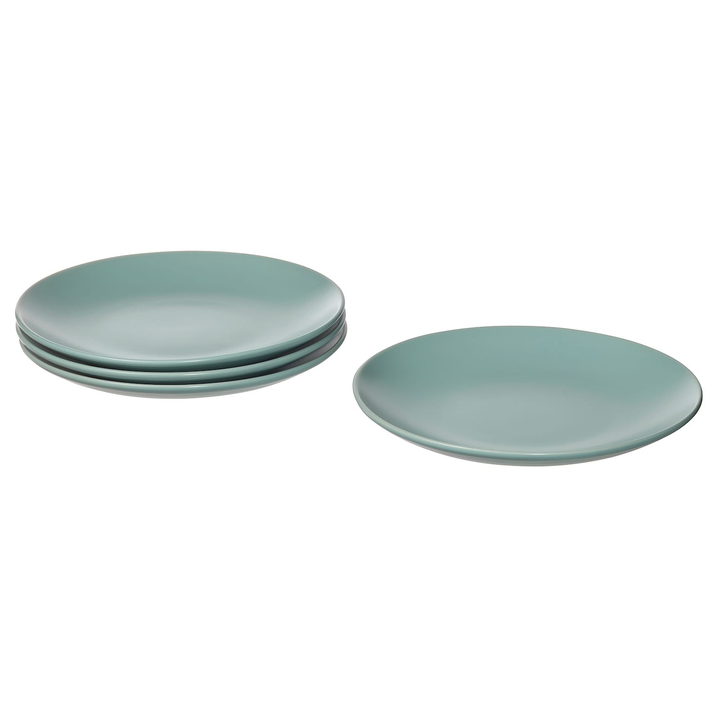 IKEA FÄRGKLAR talerzyk, Matowy jasnoturkusowy, 20 cm