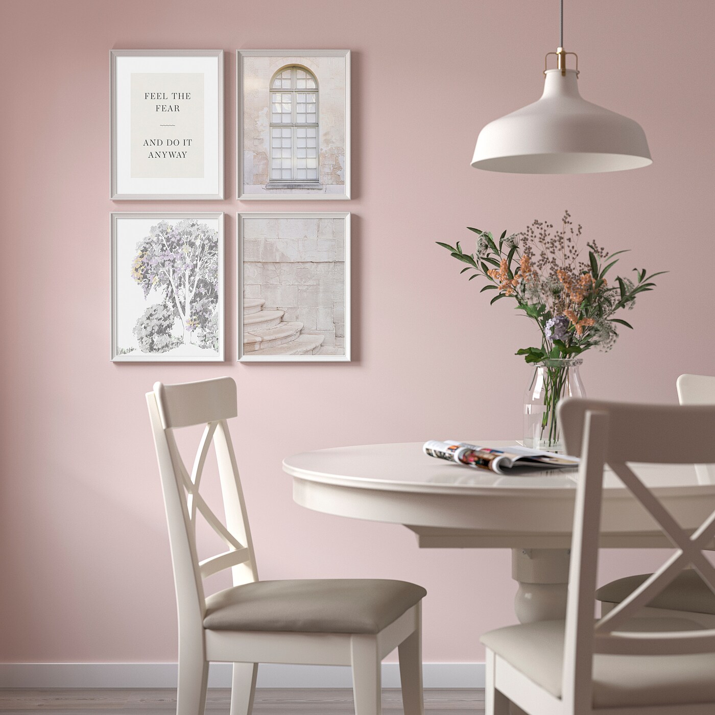 IKEA BILD Plakat, feel the fear, 30x40 cm