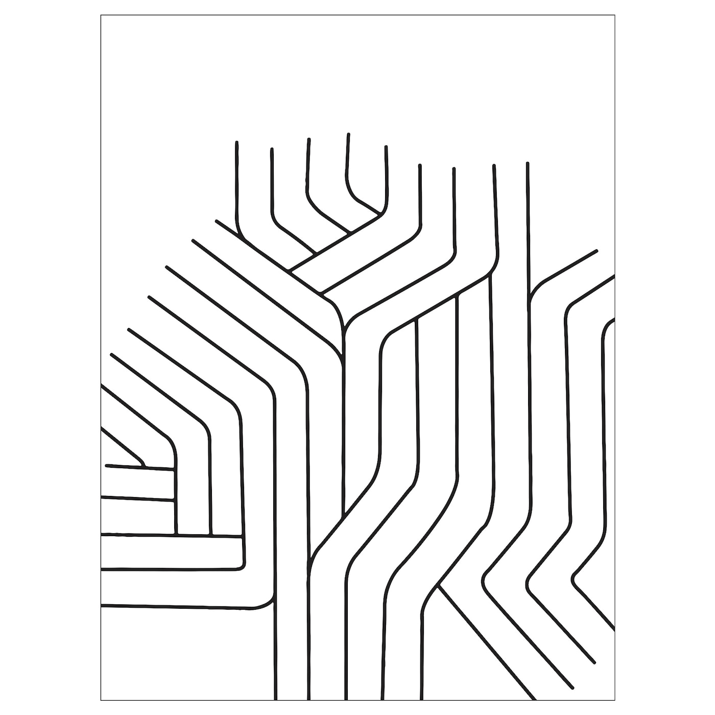 IKEA BILD Plakat, Linie, 30x40 cm