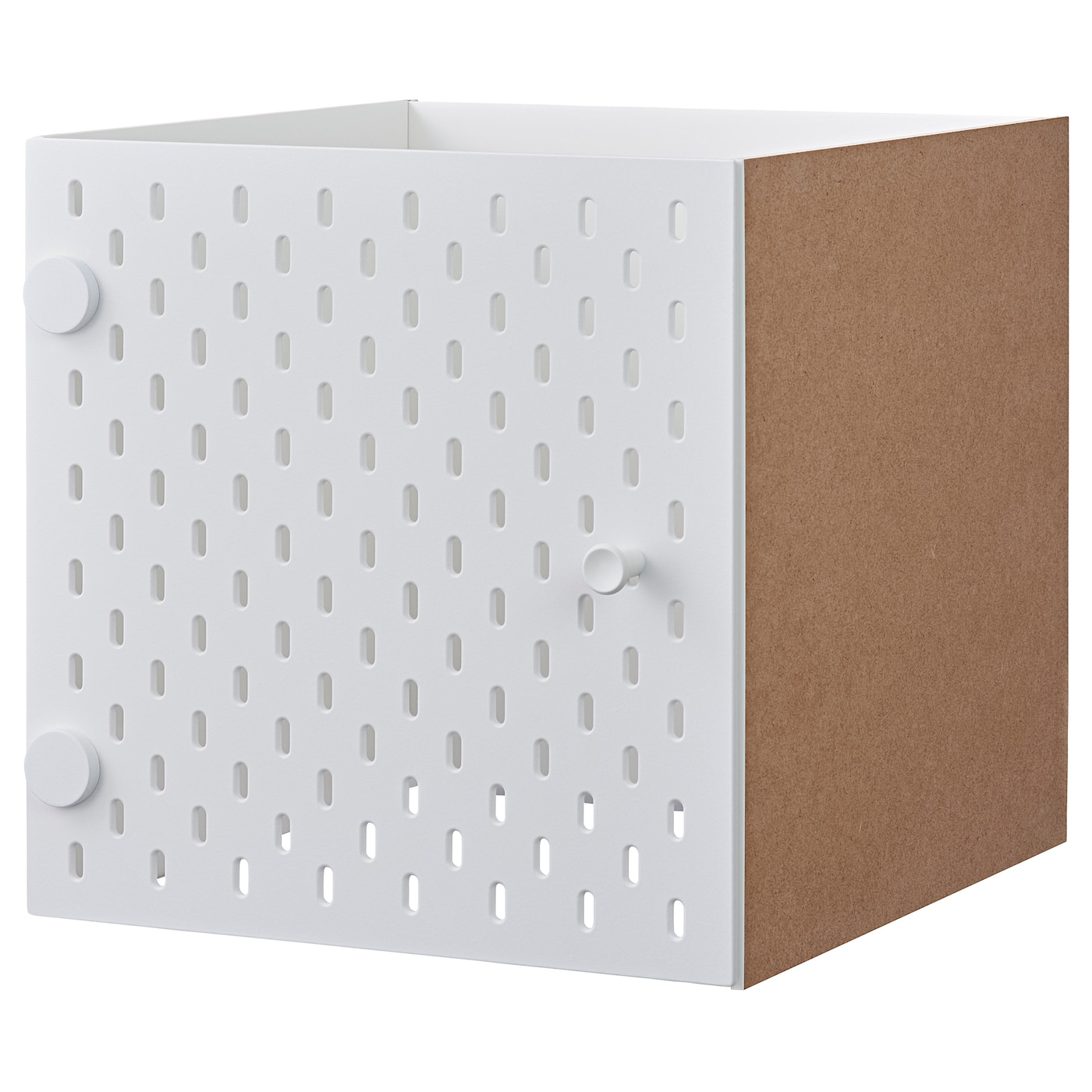 IKEA KALLAX wkład drzwi perforowane, biały, 33x33 cm