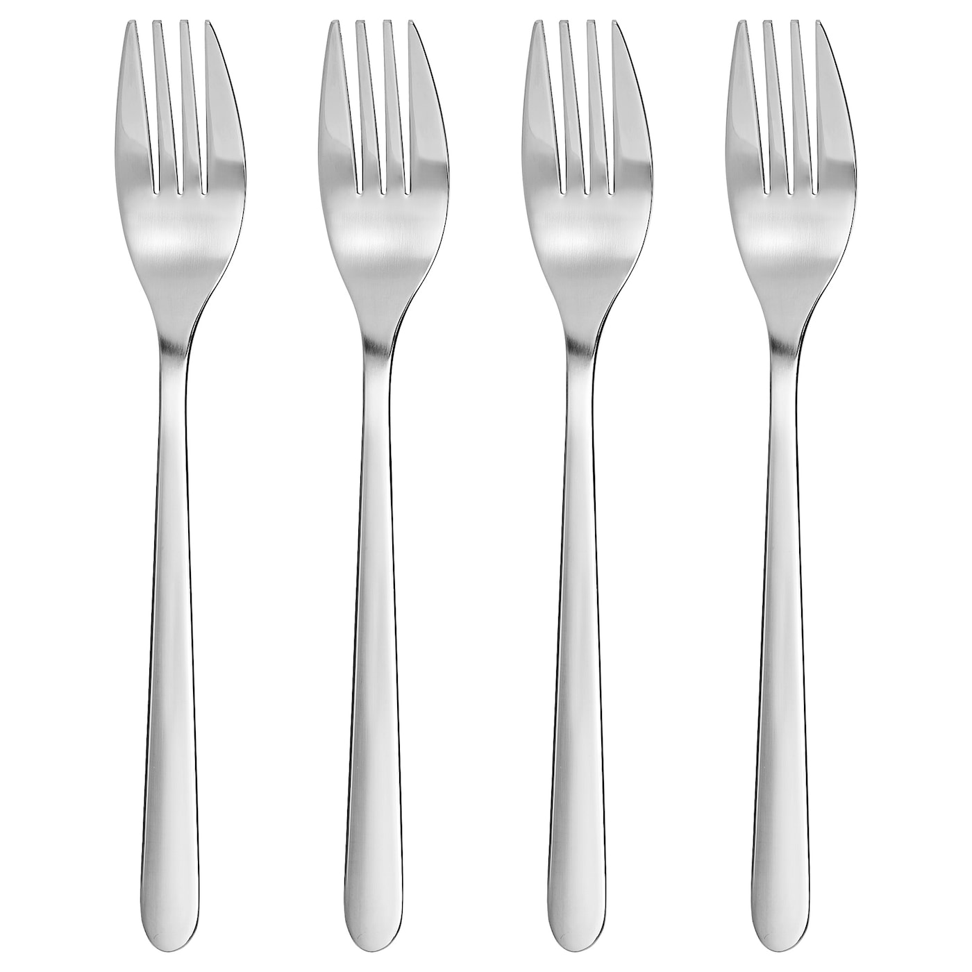 IKEA FÖRNUFT widelec, stal nierdz, 19 cm