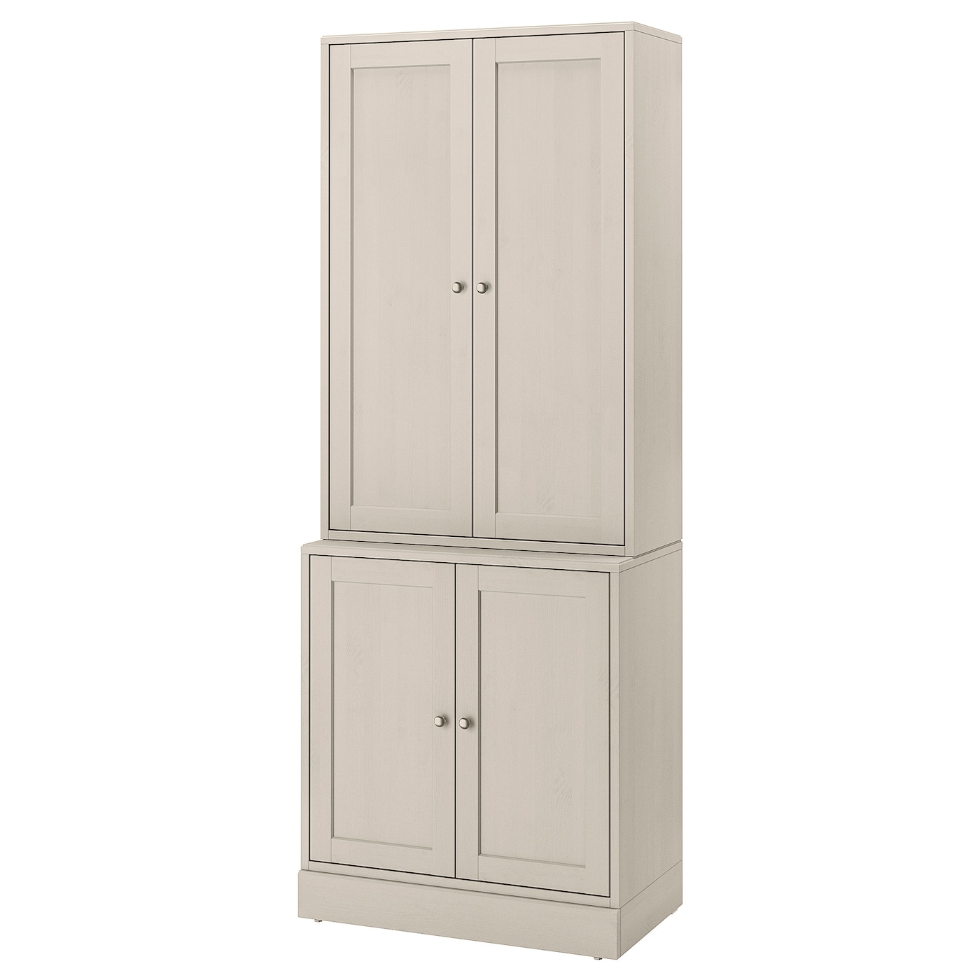 IKEA HAVSTA kombinacja z drzwiami, szarobeżowy, 81x47x212 cm