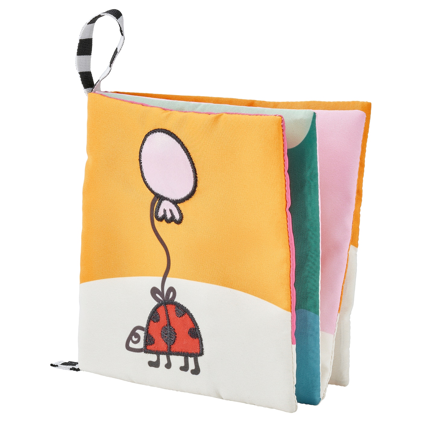 IKEA GRÖNFINK książka do zabawy, wielobarwny, 14x14 cm