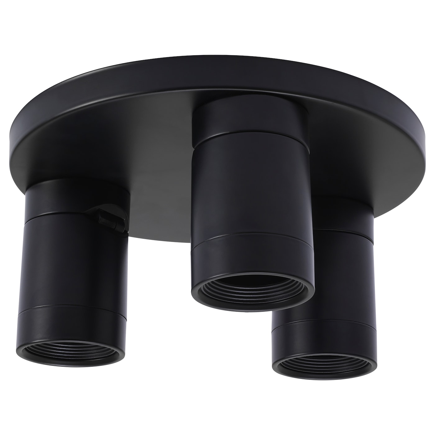 IKEA NYMÅNE lampa sufitowa, 3 reflektory, antracyt, Maks.: 8.5 Wat