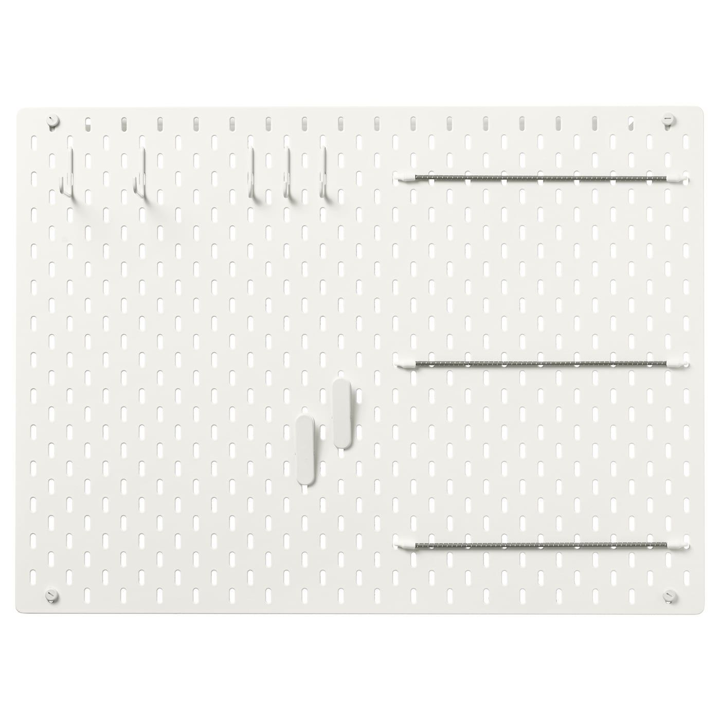 IKEA SKÅDIS tablica perforowana kombinacja, biały, 76x56 cm