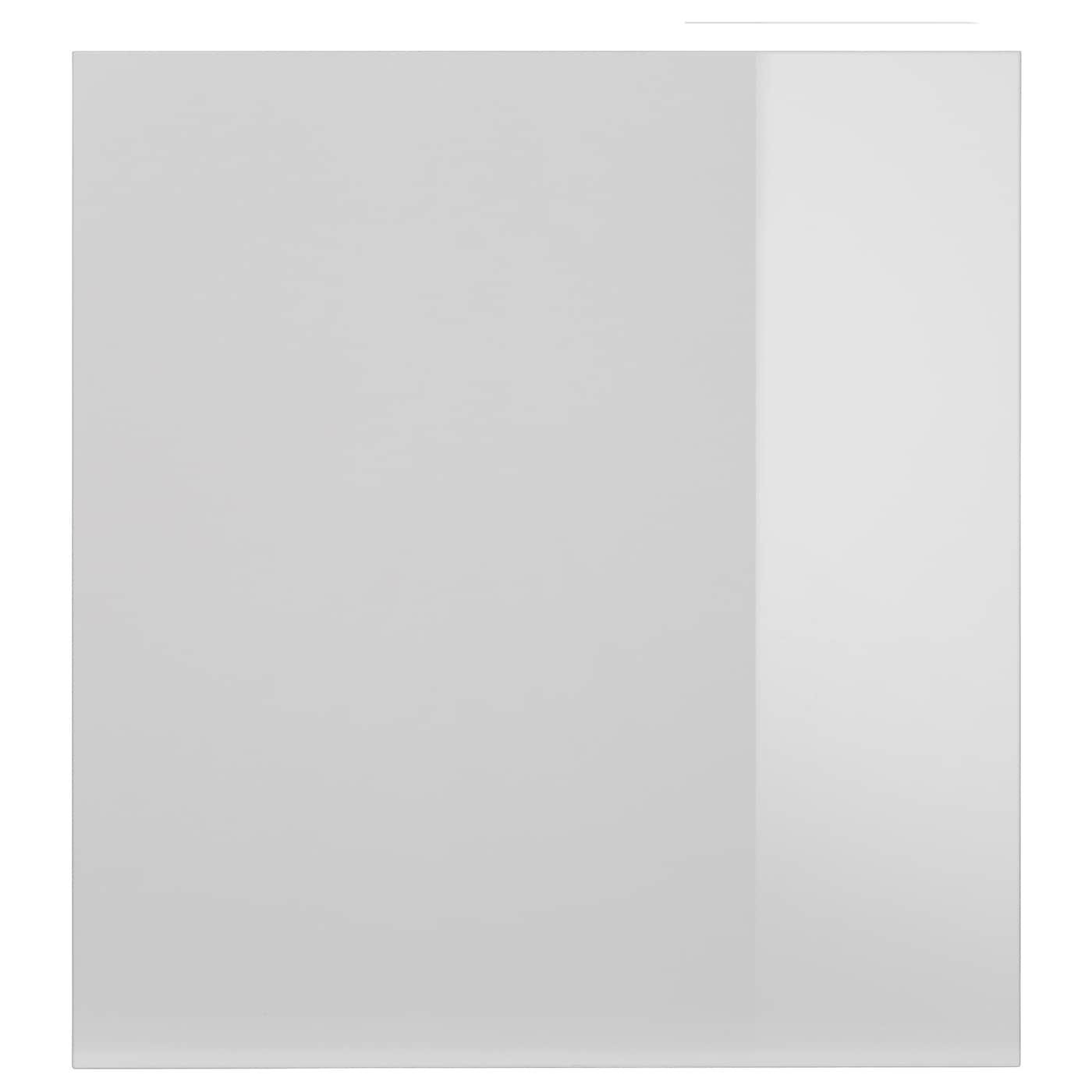IKEA SELSVIKEN drzwi, wysoki połysk jasnoszary, 60x64 cm