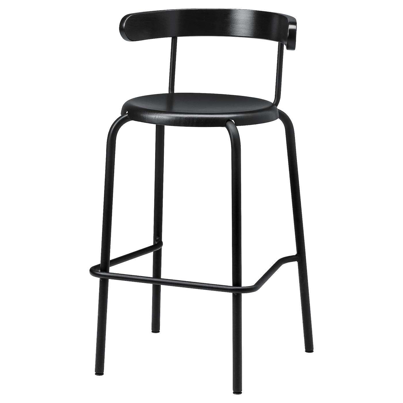 IKEA YNGVAR stołek barowy, antracyt, 75 cm