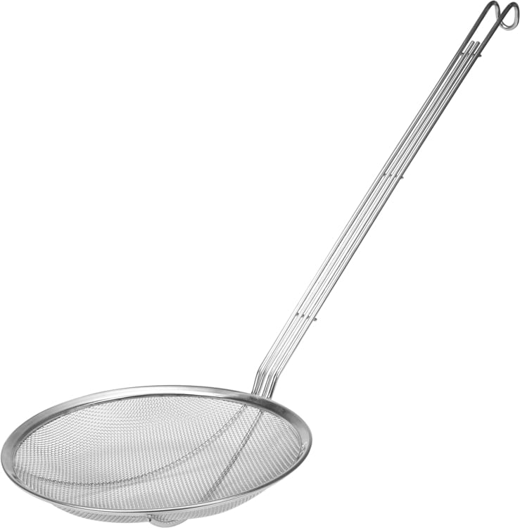 Łyżka cedzakowa, drobne sitko śr. 260 mm