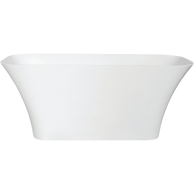 BESCO Wanna wolnostojąca ASSOS MATT BIAŁA 160x70 cm klik-klak chrom #