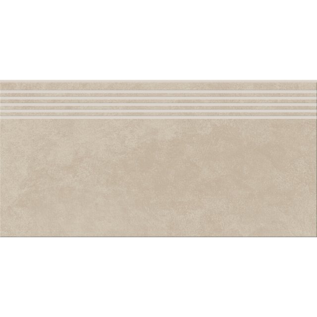 Gres szkliwiony stopnica ARES beige mat 29,7x59,8 gat. I
