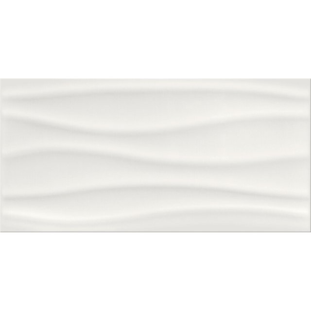 Płytka ścienna MARGARET white wave glossy 29,7x60 #051 gat. II