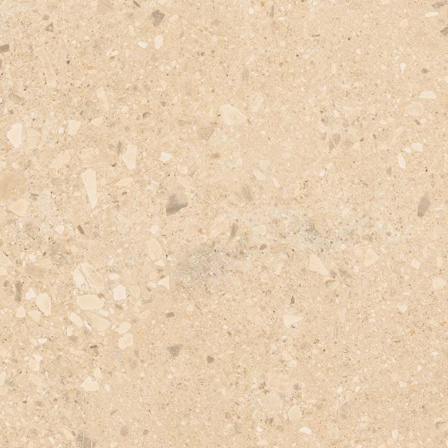 Gres szkliwiony KERMOS TERRAZZO NUOVO beige mat 119,8x119,8 gat. II