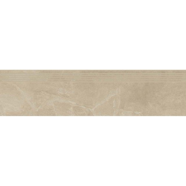 Gres szkliwiony stopnica MARENGO beige mat 8mm 29,8x119,8 gat. I
