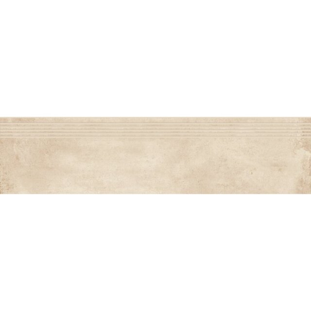 Gres szkliwiony stopnica DIVERSO beige mat 8mm 29,8x119,8 gat. I