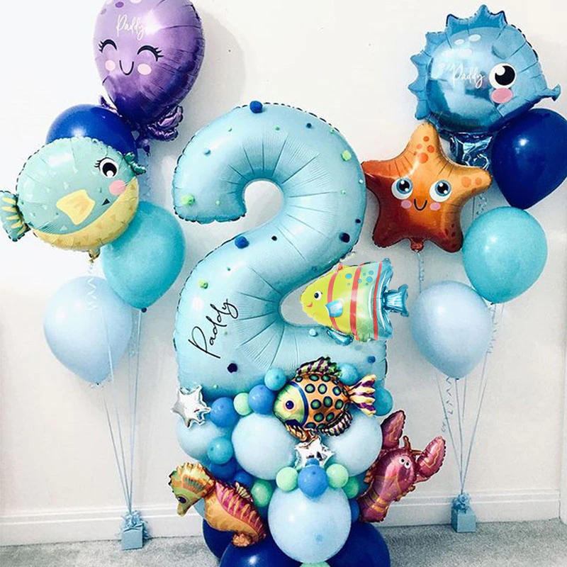 Zestaw 44 sztuk balonów OCEAN